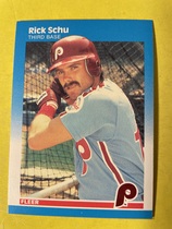 1987 Fleer Base Set #188 Rick Schu