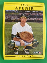 1991 Fleer Base Set #1 Troy Afenir