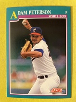 1991 Score Base Set #604 Adam Peterson