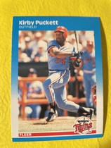 1987 Fleer Base Set #549 Kirby Puckett