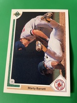 1991 Upper Deck Base Set #90 Marty Barrett