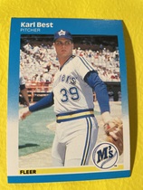 1987 Fleer Base Set #579 Karl Best