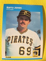 1987 Fleer Base Set #611 Barry Jones