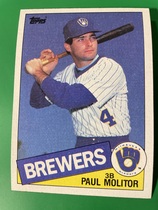 1985 Topps Base Set #522 Paul Molitor
