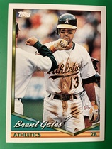 1994 Topps Base Set #586 Brent Gates