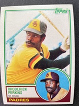 1983 Topps Base Set #593 Broderick Perkins