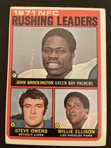 1972 Topps Base Set #2 NFL Rushing LDRS