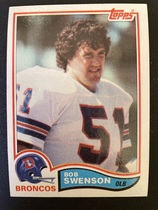 1982 Topps Base Set #87 Bob Swenson