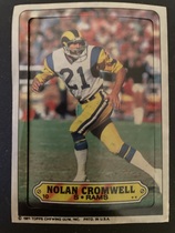 1983 Topps Sticker Inserts #10 Nolan Cromwell