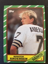 1986 Topps Base Set #344 Morten Andersen