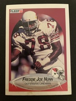1990 Fleer Base Set #337 Freddie Joe Nunn