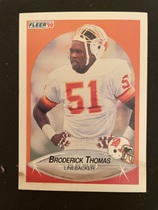 1990 Fleer Base Set #357 Broderick Thomas