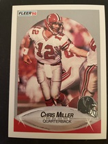 1990 Fleer Base Set #381 Chris Miller