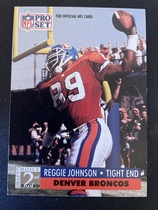1991 Pro Set Base Set #759 Reggie Johnson