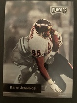 1993 Playoff Base Set #185 Keith Jennings