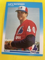 1987 Fleer Update #111 Lary Sorensen