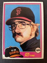 1981 Topps Base Set #62 Joe Pettini
