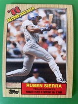 1987 Topps Base Set #6 Ruben Sierra