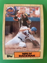 1987 Topps Base Set #48 Wally Backman