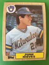 1987 Topps Base Set #79 Juan Nieves