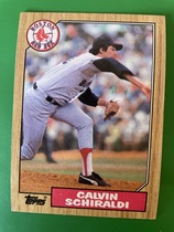 1987 Topps Base Set #94 Calvin Schiraldi