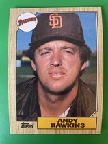 1987 Topps Base Set #183 Andy Hawkins