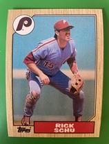 1987 Topps Base Set #209 Rick Schu