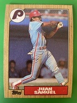 1987 Topps Base Set #255 Juan Samuel