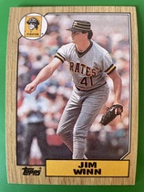 1987 Topps Base Set #262 Jim Winn