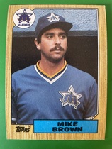 1987 Topps Base Set #271 Mike Brown