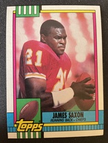 1990 Topps Base Set #259 James Saxon