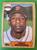 1987 Topps Base Set #286 Mike Woodard