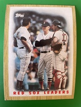 1987 Topps Base Set #306 Red Sox