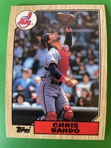 1987 Topps Base Set #322 Chris Bando