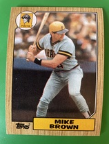 1987 Topps Base Set #341 Mike Brown
