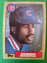 1987 Topps Base Set #346 Shawon Dunston