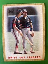 1987 Topps Base Set #356 White Sox Leaders