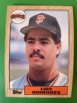 1987 Topps Base Set #362 Luis Quinones