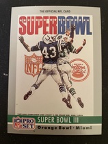 1990 Pro Set Super Bowl 160 #3 Sb Iii Ticket