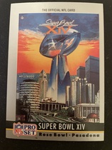1990 Pro Set Super Bowl 160 #14 Sb Xiv Ticket