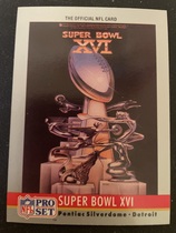 1990 Pro Set Super Bowl 160 #16 Sb Xvi Ticket