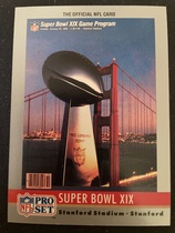 1990 Pro Set Super Bowl 160 #19 Sb Xix Ticket