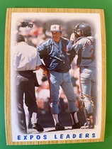 1987 Topps Base Set #381 Expos Leaders