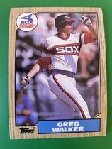 1987 Topps Base Set #397 Greg Walker