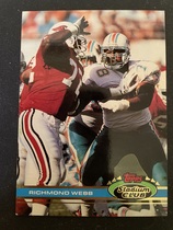 1991 Stadium Club Base Set #185 Richmond Webb