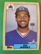 1987 Topps Base Set #427 Edwin Nunez