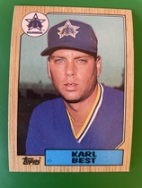 1987 Topps Base Set #439 Karl Best
