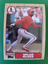 1987 Topps Base Set #440 Willie McGee