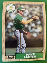 1987 Topps Base Set #441 Dave Leiper