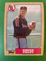 1987 Topps Base Set #446 Chuck Finley
